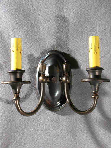 Double Arm Candle Sconce
